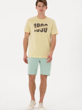 شلوارک مردانه آبی فیروزه ای یو اس پولو