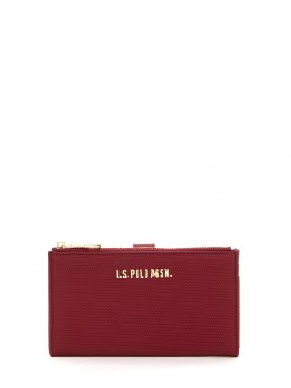 کیف پول زنانه قرمز یو اس پولو
