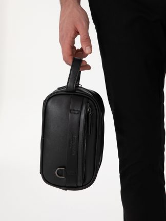 کیف مردانه مشکی پیرکاردین