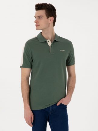 پولوشرت مردانه خاکی روشن پیرکاردین