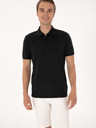 پولوشرت مردانه مشکی یو اس پولو