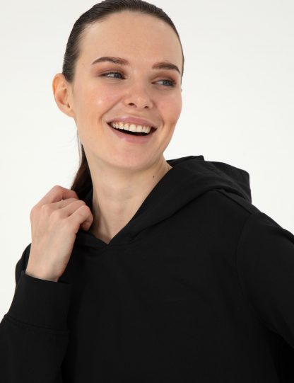 هودی زنانه مشکی پیرکاردین