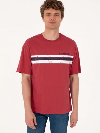 تی شرت مردانه آلبالویی یو اس پولو