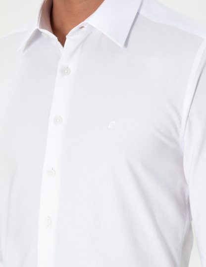 پیراهن مردانه سفید پیرکاردین