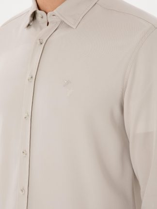 پیراهن مردانه بژ کاشارل