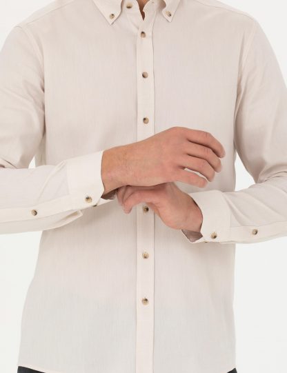 پیراهن مردانه بژ کاشارل