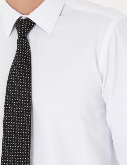 پیراهن رسمی مردانه سفید پیرکاردین