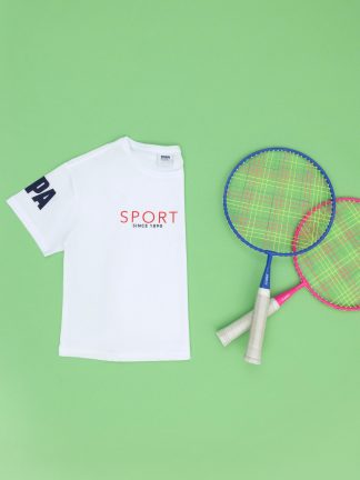 تی شرت دخترانه سفید یو اس پولو