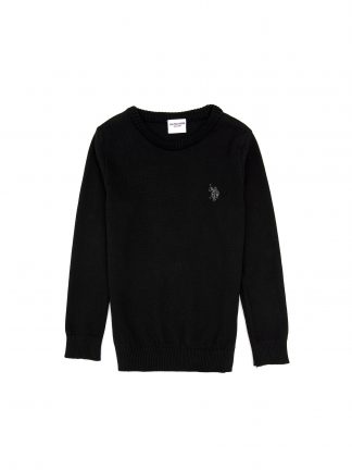 پلیور پسرانه مشکی یو اس پولو