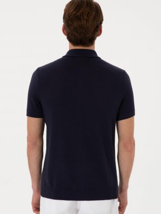 پولوشرت مردانه سرمه ای یو اس پولو