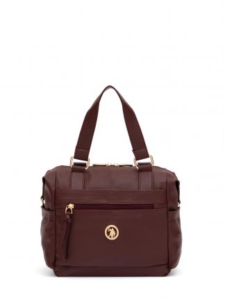 کیف زنانه زرشکی یو اس پولو