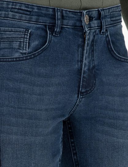 شلوار جین جذب مردانه آبی پیرکاردین