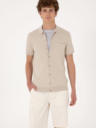 پولوشرت مردانه طوسی یو اس پولو