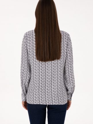 شومیز زنانه سفید یو اس پولو