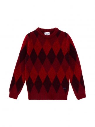 پلیور پسرانه آلبالویی یو اس پولو