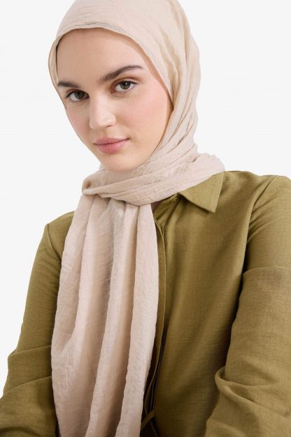 روسری و شال زنانه بژ دفکتو