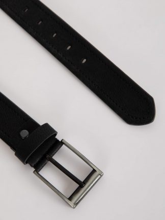 کمربند مردانه مشکی دفکتو