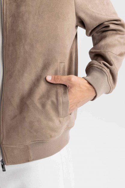 کاپشن مردانه قهوه ای دفکتو