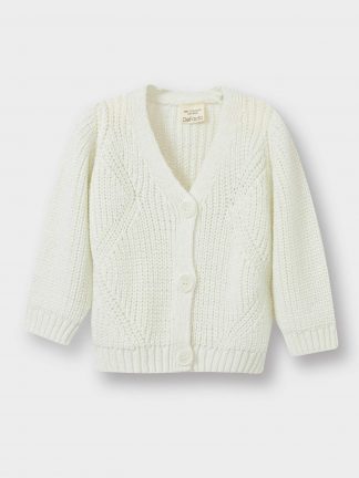 ژاکت نوزاد دختر بژ دفکتو