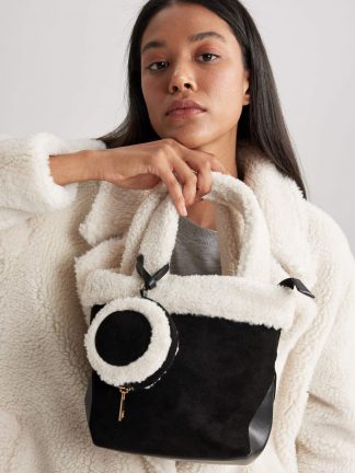 کیف زنانه مشکی دفکتو