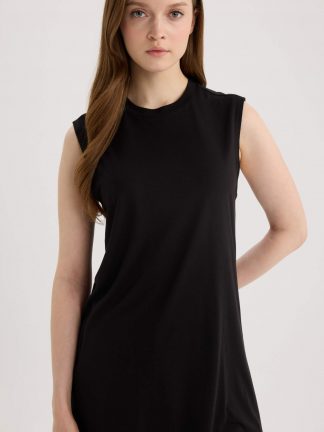 تونیک زنانه مشکی دفکتو