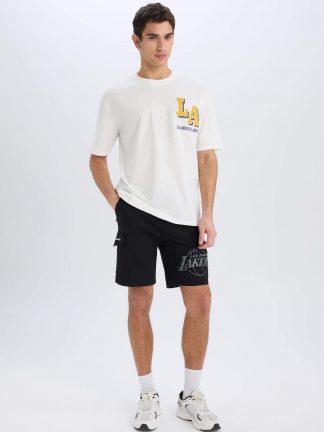 شلوارک مردانه مشکی دفکتو