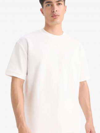 تی شرت مردانه سفید دفکتو