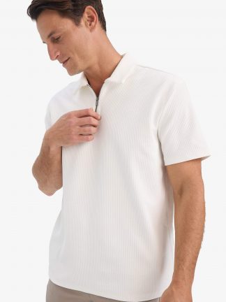 پولوشرت مردانه سفید دفکتو