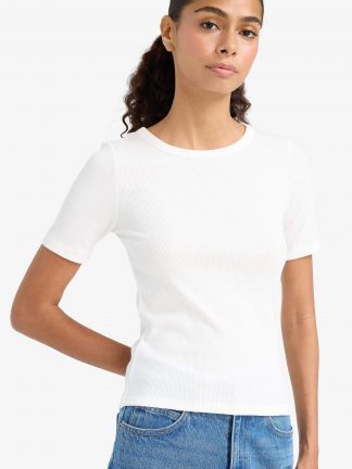 تیشرت زنانه بژ دفکتو