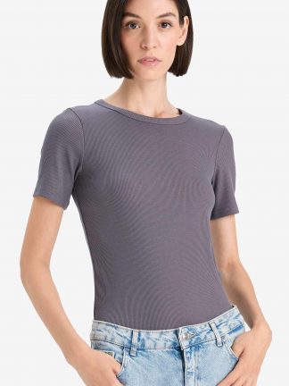 تیشرت زنانه خاکستری دفکتو