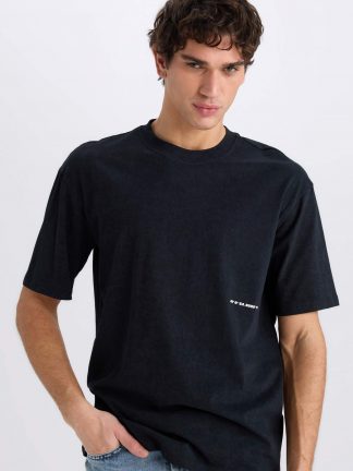 تی شرت مردانه مشکی دفکتو