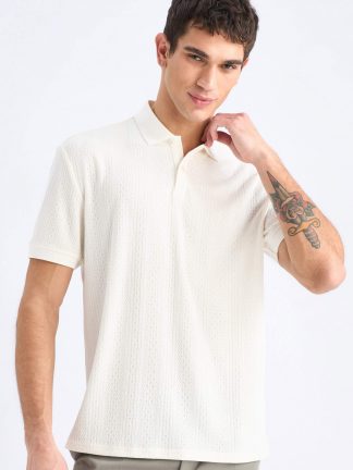 پولوشرت مردانه بژ دفکتو