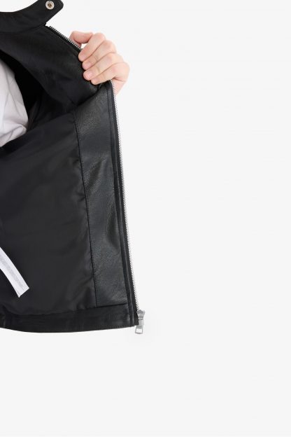 کاپشن پسرانه مشکی دفکتو