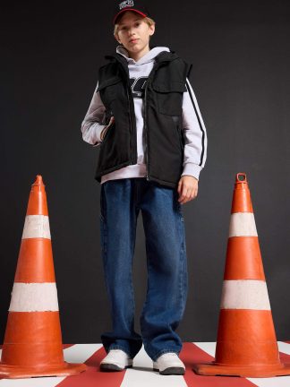 جلیقه پسرانه مشکی دفکتو