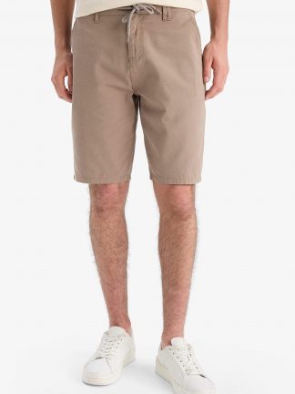 شلوارک مردانه بژ دفکتو