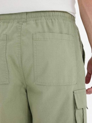 شلوارک مردانه خاکی دفکتو