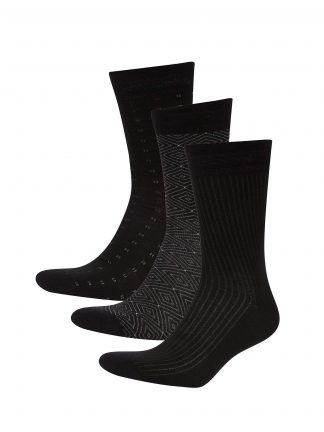 جوراب مردانه مشکی دفکتو