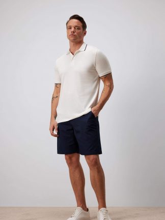 شلوارک مردانه سرمه ای دفکتو