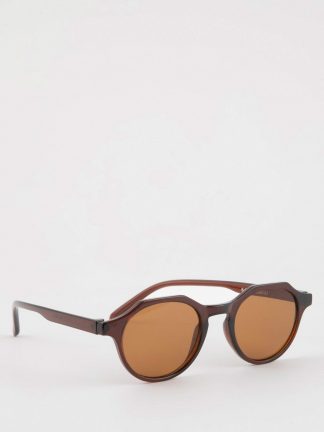 عینک آفتابی مردانه قهوه ای تیره دفکتو