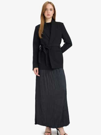 دامن ماکسی مشکی دفکتو