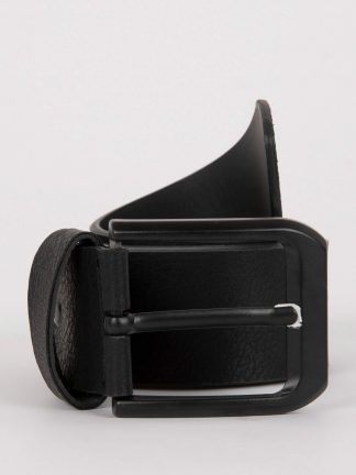 کمربند مردانه مشکی دفکتو