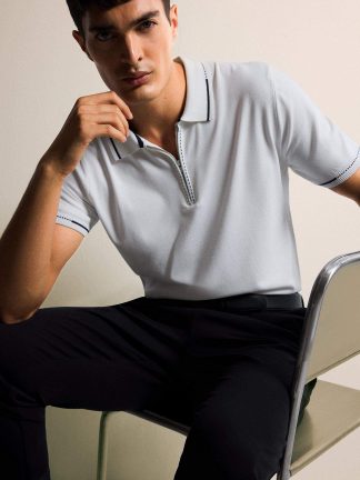 پولوشرت مردانه سفید دفکتو