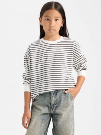 سویشرت دخترانه خاکستری تیره دفکتو