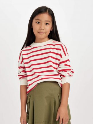 پلیور دخترانه قرمز دفکتو