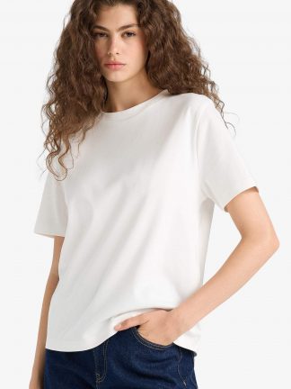 تیشرت زنانه سفید دفکتو