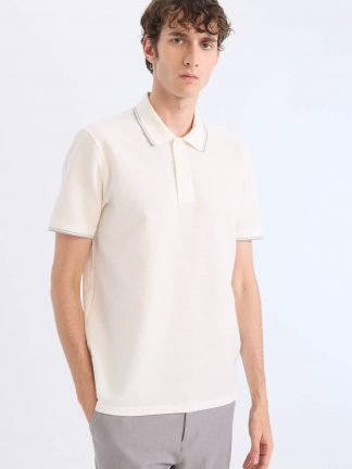 پولوشرت مردانه سفید دفکتو