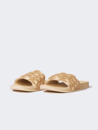 دمپایی زنانه بژ دفکتو
