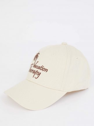 کلاه زنانه بژ دفکتو