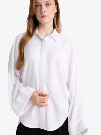 تونیک زنانه سفید دفکتو