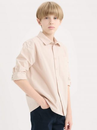 پیراهن پسرانه بژ دفکتو